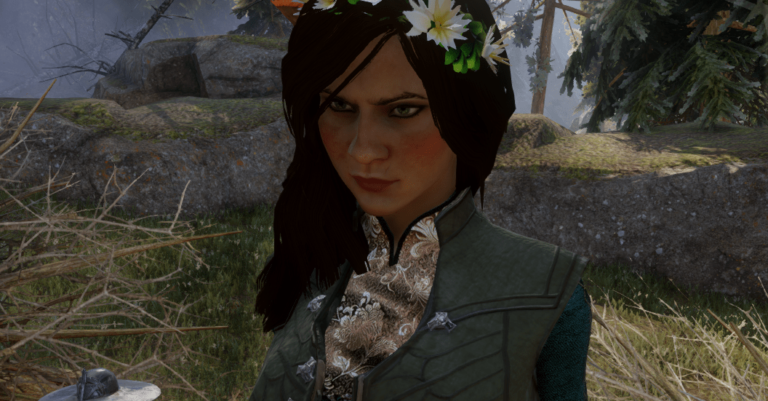 Mon replay de Dragon Age : Inquisition est parfait maintenant que j'ai trouvé cette couronne de fleurs rare