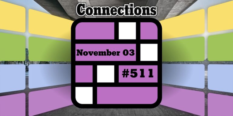 Conseils et réponses sur les connexions d'aujourd'hui pour le 3 novembre 2024 (Puzzle #511…