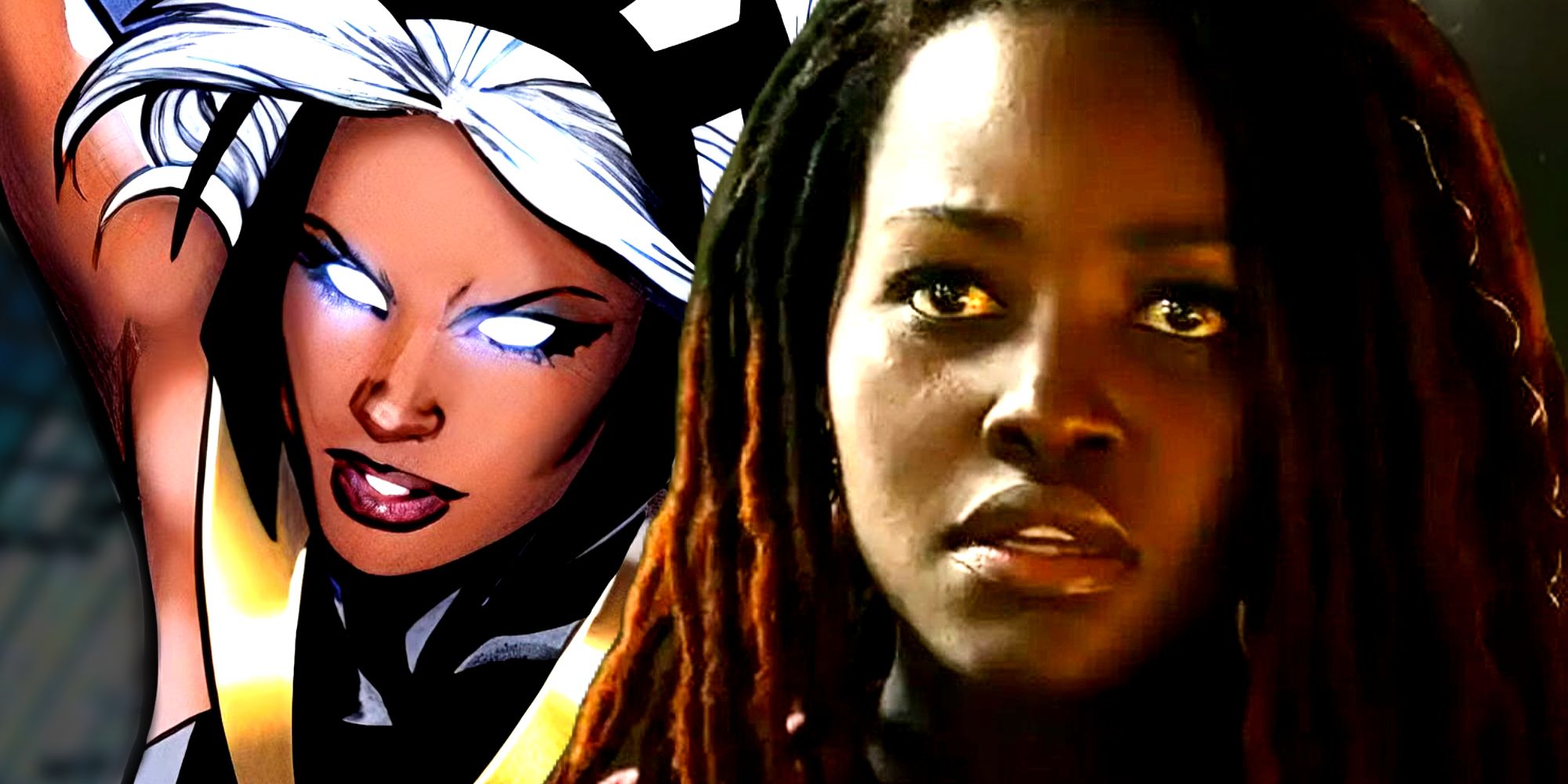 Lupita Nyong'o déguisée en Storm et maintenant j'ai besoin de la voir jouer à Marvel'...