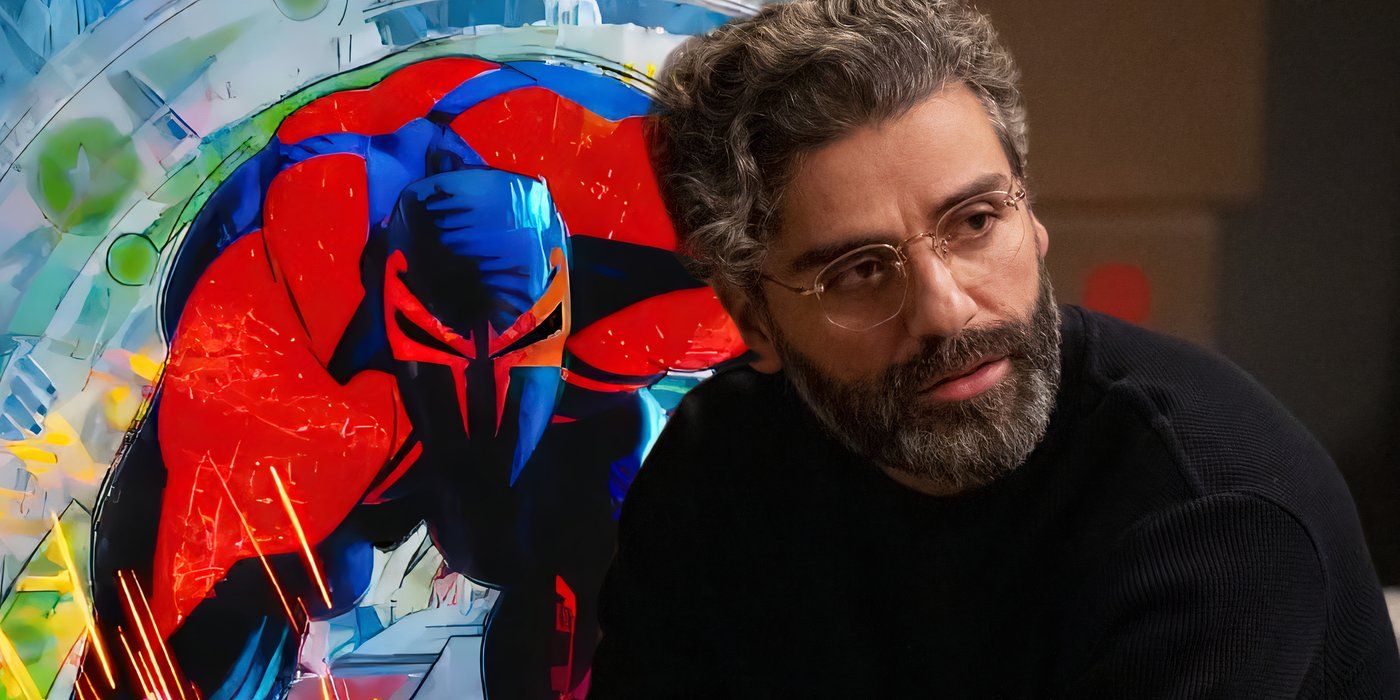 Miguel O'Hara d'Oscar Isaac a l'air absolument énorme dans ce film d'action en direct...