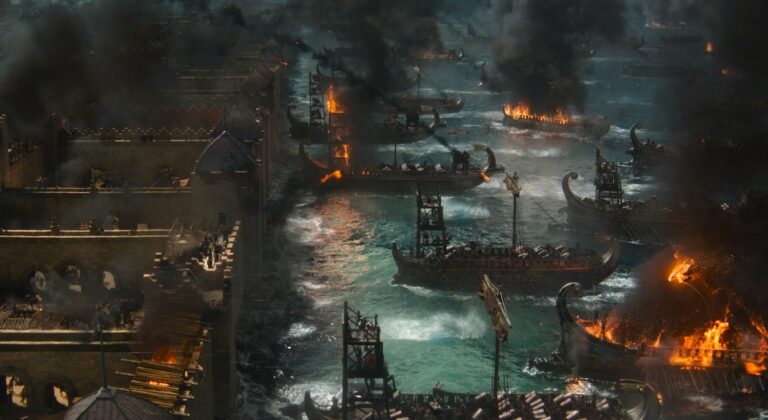 Une bataille navale dans le désert ? Ridley Scott a réalisé cela dans « Gladiator II »