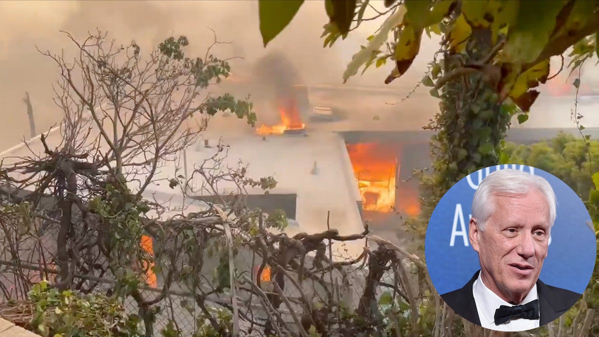 James Woods tweete en direct l'incendie des palissades avec des vidéos de flammes près de sa maison | Vidéo