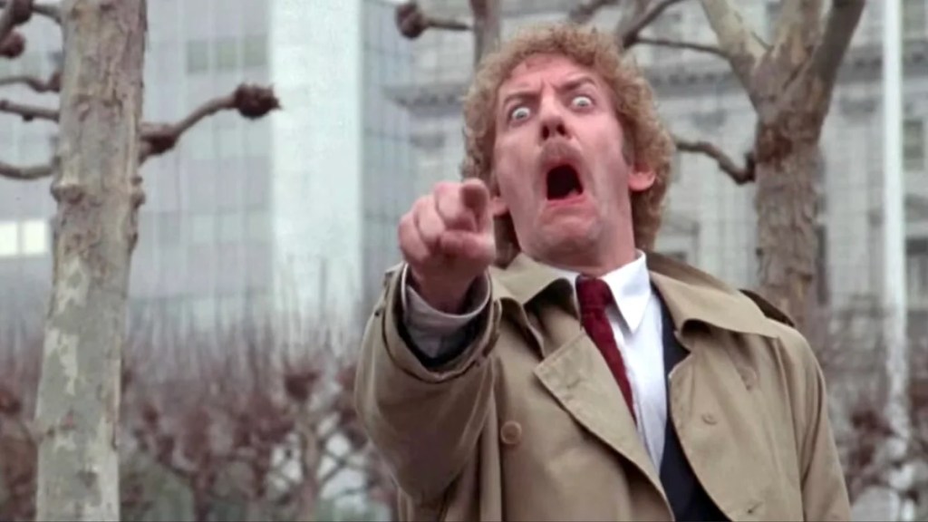 Donald Sutherland dans "Invasion of the Body Snatchers"