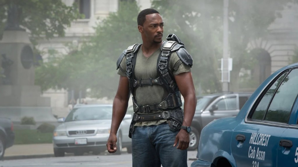 Anthony Mackie dans "Captain America: The Winter Soldier".