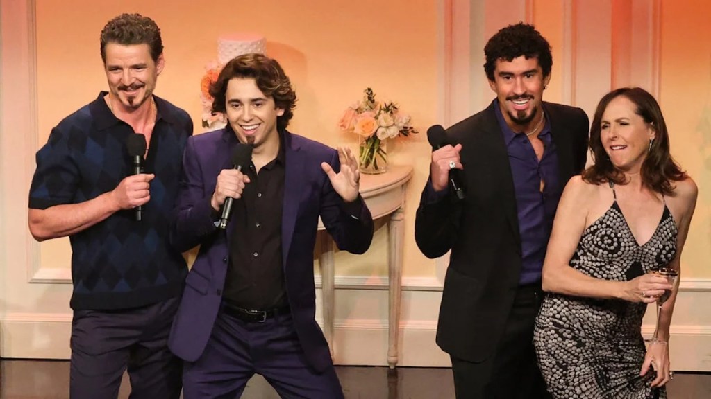 SNL50-PEDRO-PASCAL-Marcello-Hernandez-Bad-Bunny-Molly-Shannon-NBC
