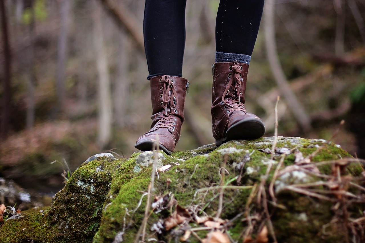 Bottes marron femme