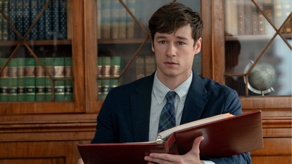 Kyle Allen comme Brad dans la liste des vies. Cr. Nicole Rivelli / Netflix