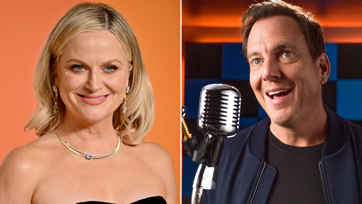 Amy Poehler surprisera Arnett sur le podcast `` sans intelligence '