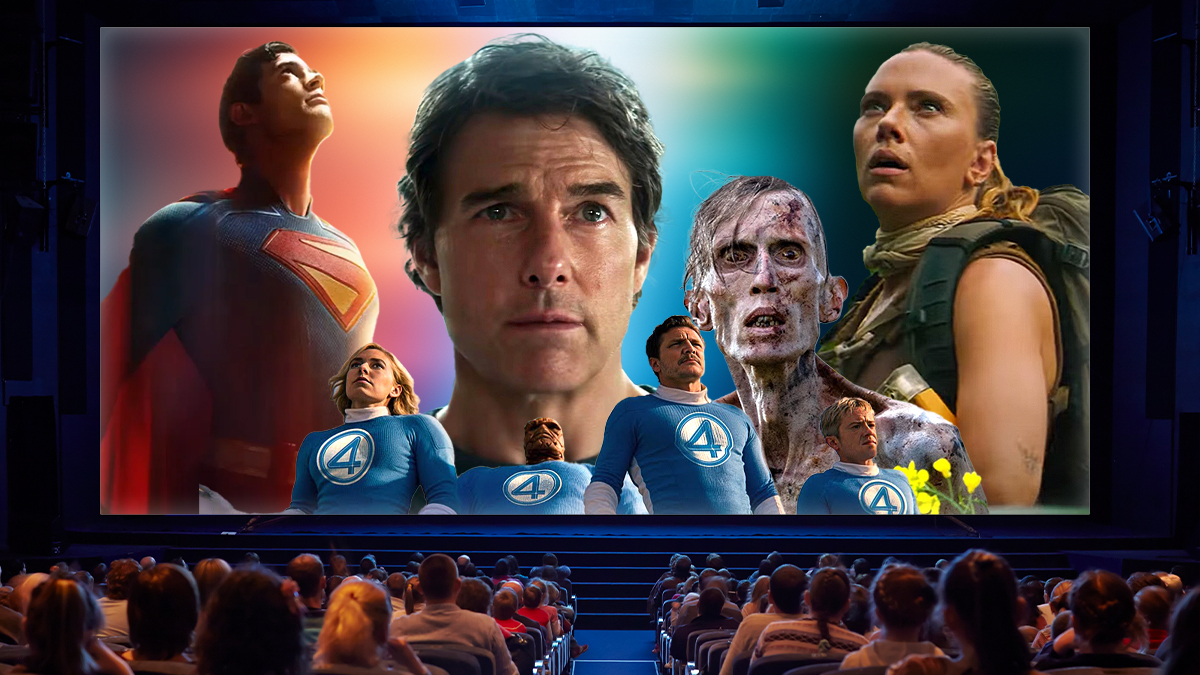 Superman, Mission Imposible Tom Cruise, Scarlett Johansson Jurassic World, 28 Years Later, Fantastic Four Pedro Pascal