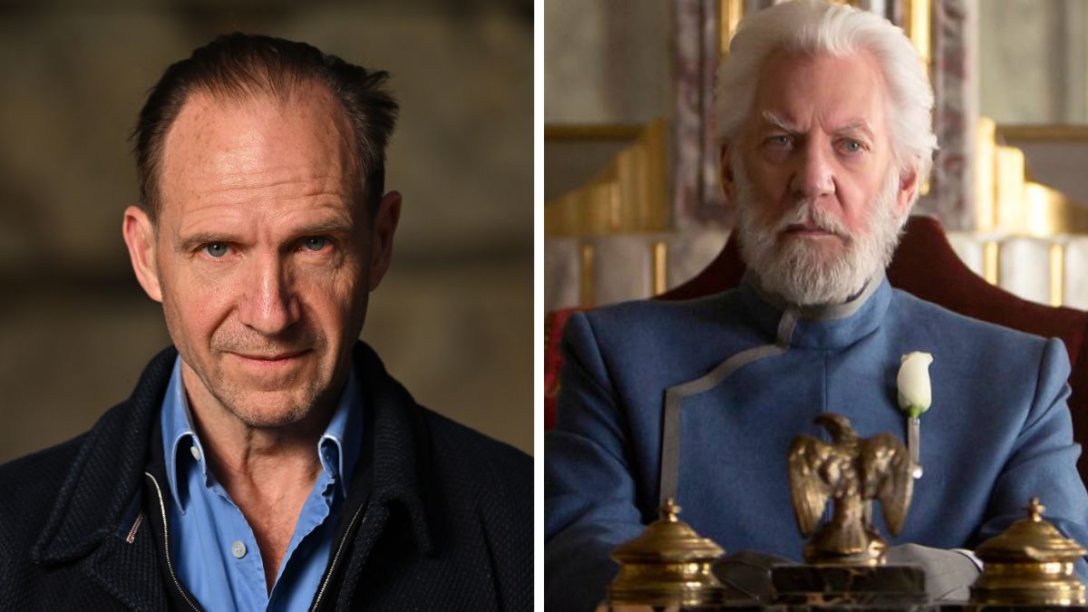 `` The Hunger Games: Sunrise on the Reaging '' jette Ralph Fiennes en tant que président Snow