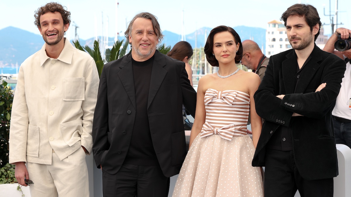 Le réalisateur de `` Nouvelle vague '', Richard Linklater, se jette sur la menace tarifaire de Trump, jaillit sur Godard: 'Il