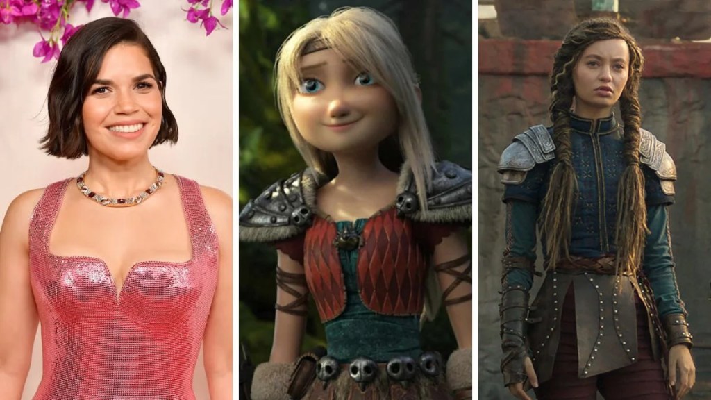 America Ferrera / Astrid / Nico Parker (Sarah Morris / WireImage / Dreamworks / Universal Pictures)