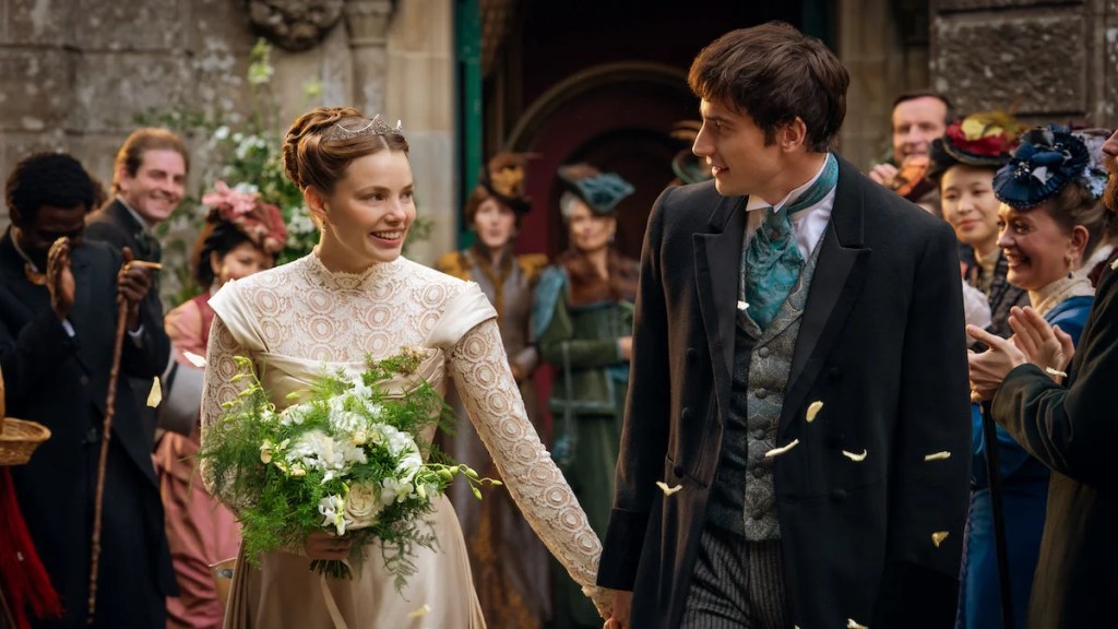 Kristine Forseth et Guy Remmers dans "The Buccaneers" (Crédit: Apple TV +)