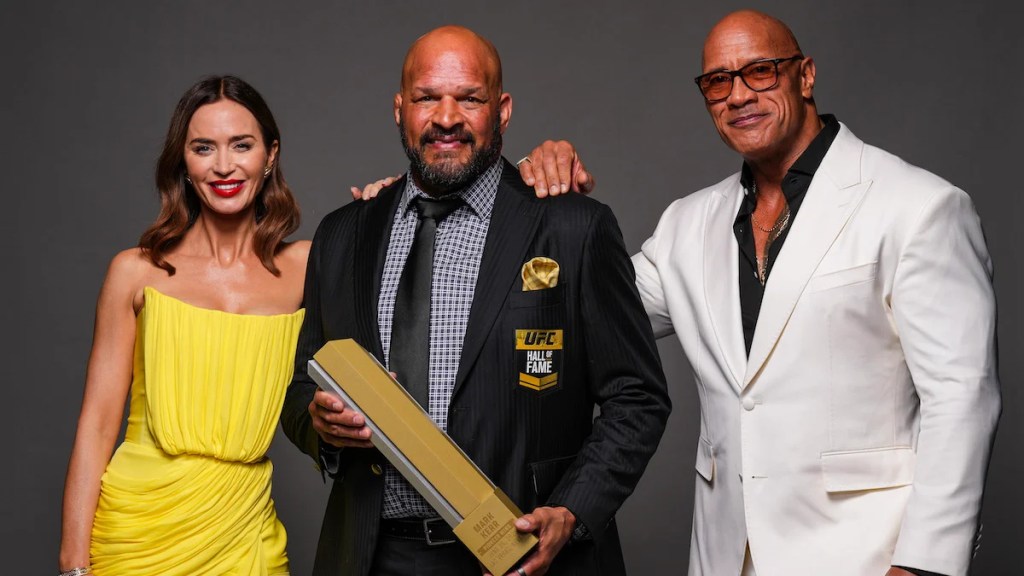 Emily Blunt, Mark Kerr, Dwayne
