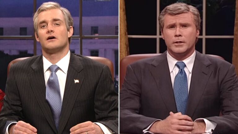 Will Forte admet qu'il «était une sorte de déception» comme George W. Bush sur «SNL» après Will Ferrell | Vidéo