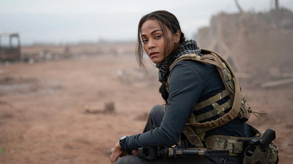 Joe (Zoe Saldana) dans Special Ops: Lioness (Crédit photo: Paramount +)