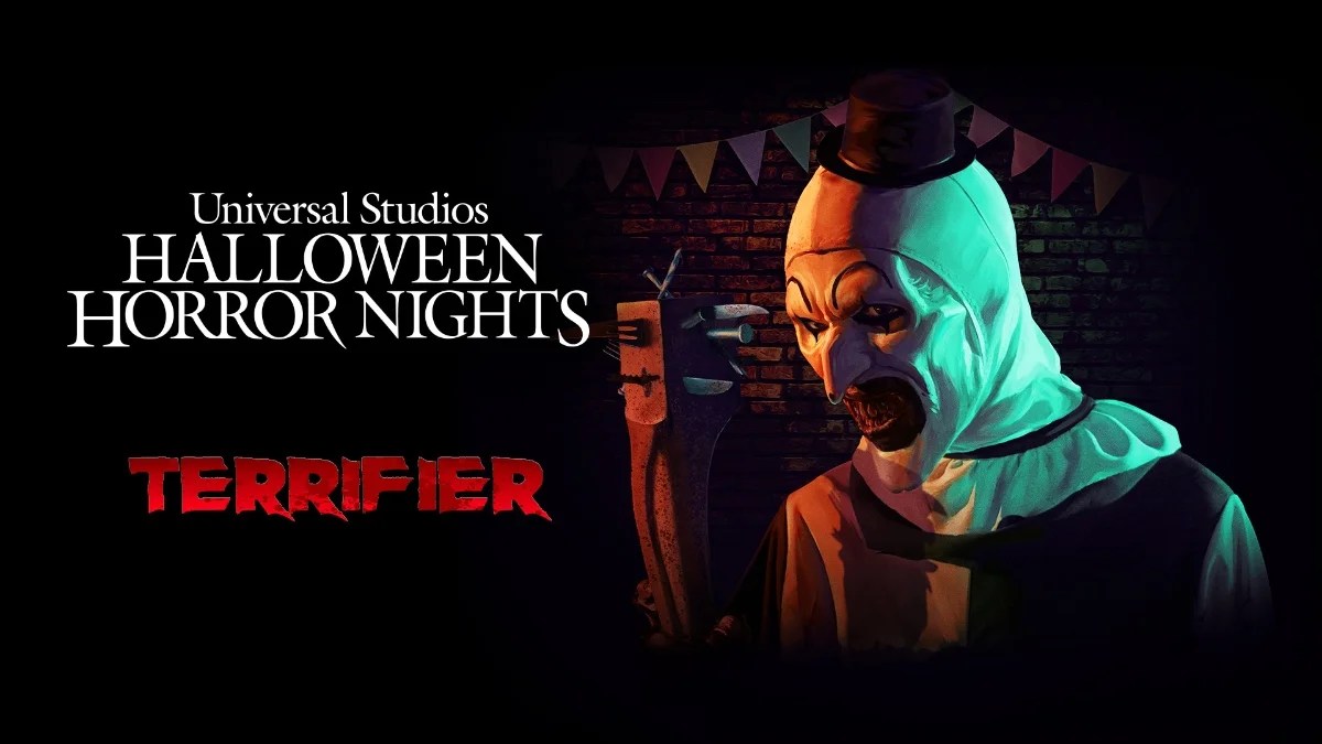 Maison hantée 'Terrifiant' venant aux soirées d'horreur d'Halloween d'Universal à Hollywood et Orlando