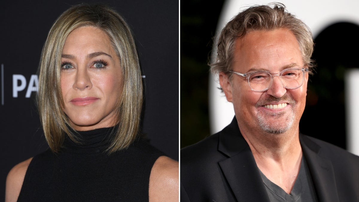 Jennifer Aniston dit que le casting «amis» a fait tout ce qu'ils pouvaient pour aider Matthew Perry: «Je suis content qu'il soit