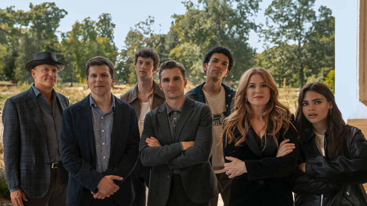 NOUVEAU «MAINTENANT YOU ME VOIR: Maintenant, vous ne faites pas la bande-annonce des quatre cavaliers avec des magiciens génétiques |