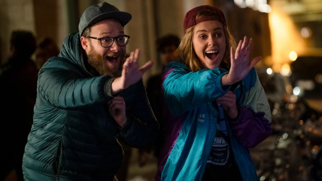 Seth Rogen et Charlize Theron dans "Long Shot".