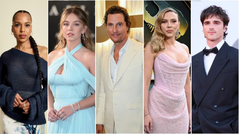 Sydney Sweeney, Scarlett Johansson, Jacob Elordi, Matthew McConaughey, Kerry Washington