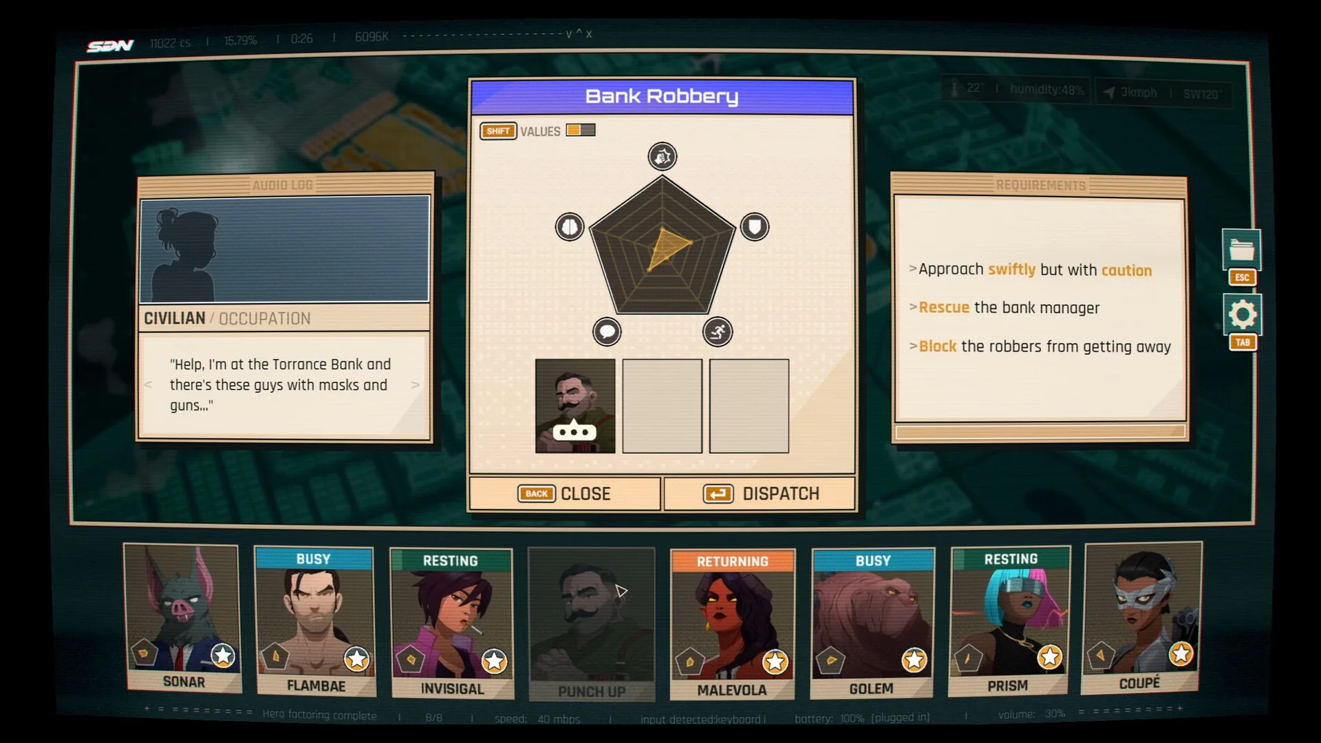 Examen du jeu vidéo Dispatch