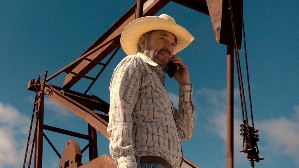 Billy Bob Thornton dans le rôle de Tommy Norris dans Landman en streaming sur Paramount+ (Crédit : Emerson Miller/Paramount+)