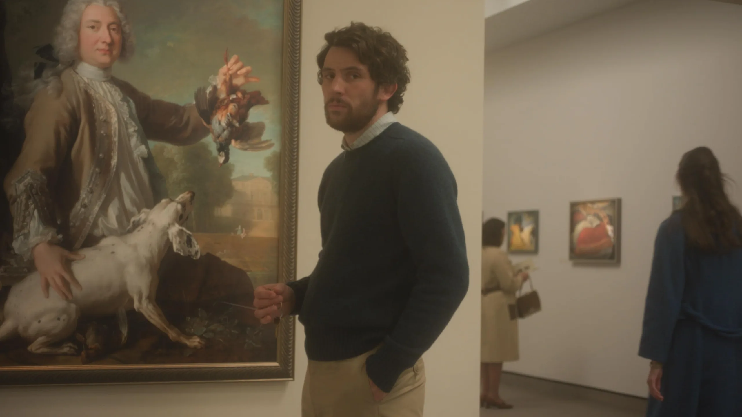 Josh O'Connor dans "Le cerveau." (Mubi)