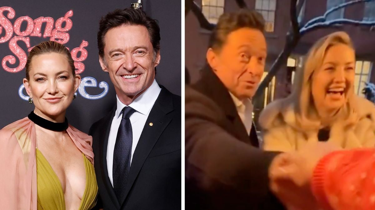 Hugh Jackman et Kate Hudson surprennent leur famille avec le chant de Noël « Sweet Caroline » | Vidéo