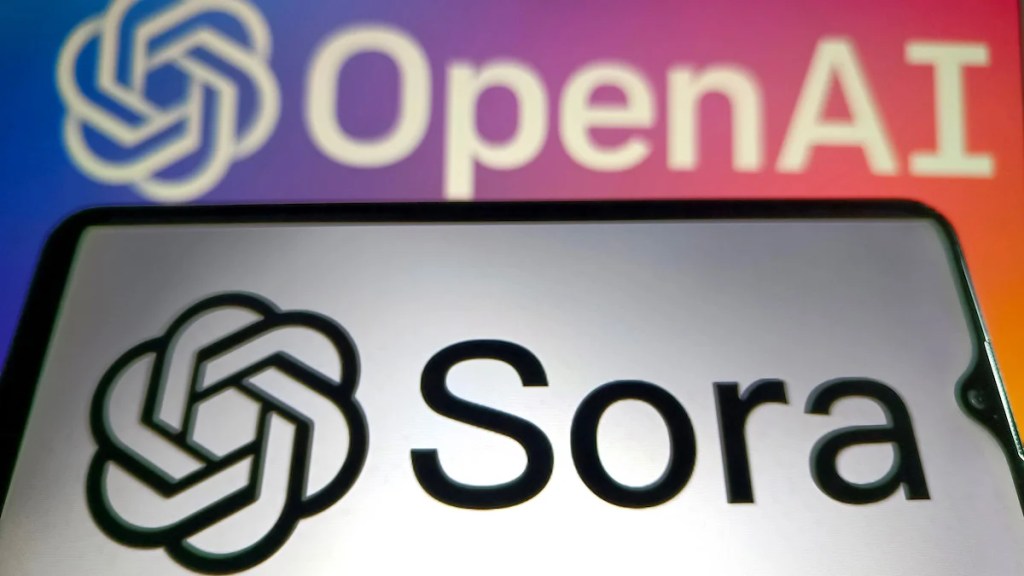 OpenAI lance le modèle de génération vidéo AI Sora. (Crédit : Costfoto/NurPhoto via Getty Images)