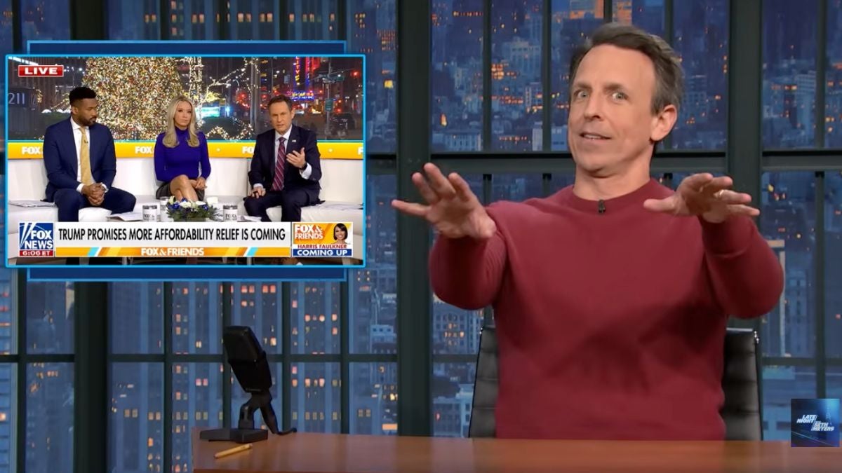 Seth Meyers reproche à Fox News d'avoir « crié aux électeurs parce qu'ils ne sont pas plus gentils » avec Trump | Vidéo
