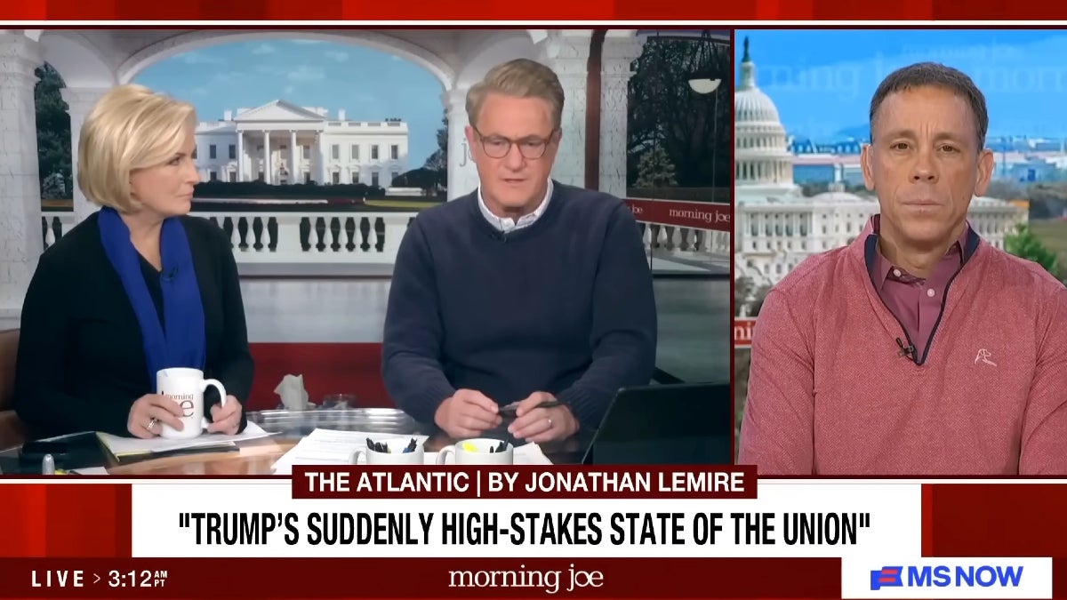 "Morning Joe" explique pourquoi les Républicains sont "vraiment inquiets" du discours sur l'état de l'Union de Trump :