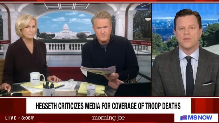 « Morning Joe » dénonce les attaques médiatiques « pathétiques » de Pete Hegseth sur les victimes de la guerre en Iran : « Tellement enfantines »