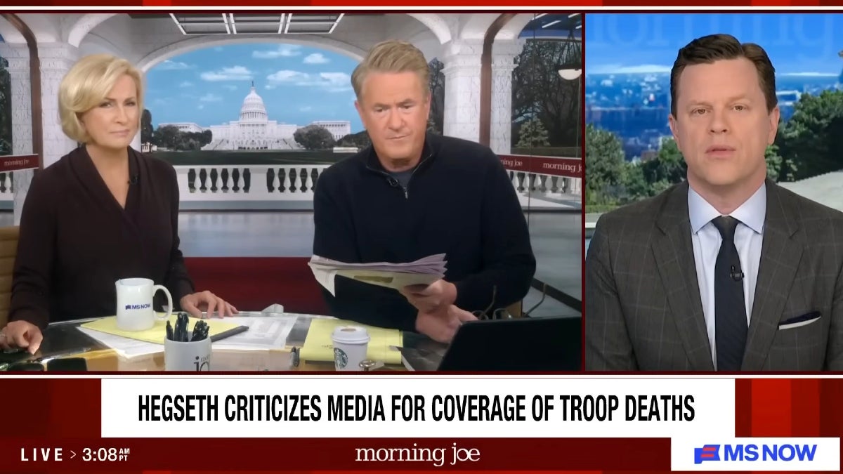 "Morning Joe" dénonce les attaques médiatiques "pathétiques" de Pete Hegseth sur les victimes de la guerre en Iran : "Tellement enfantines"